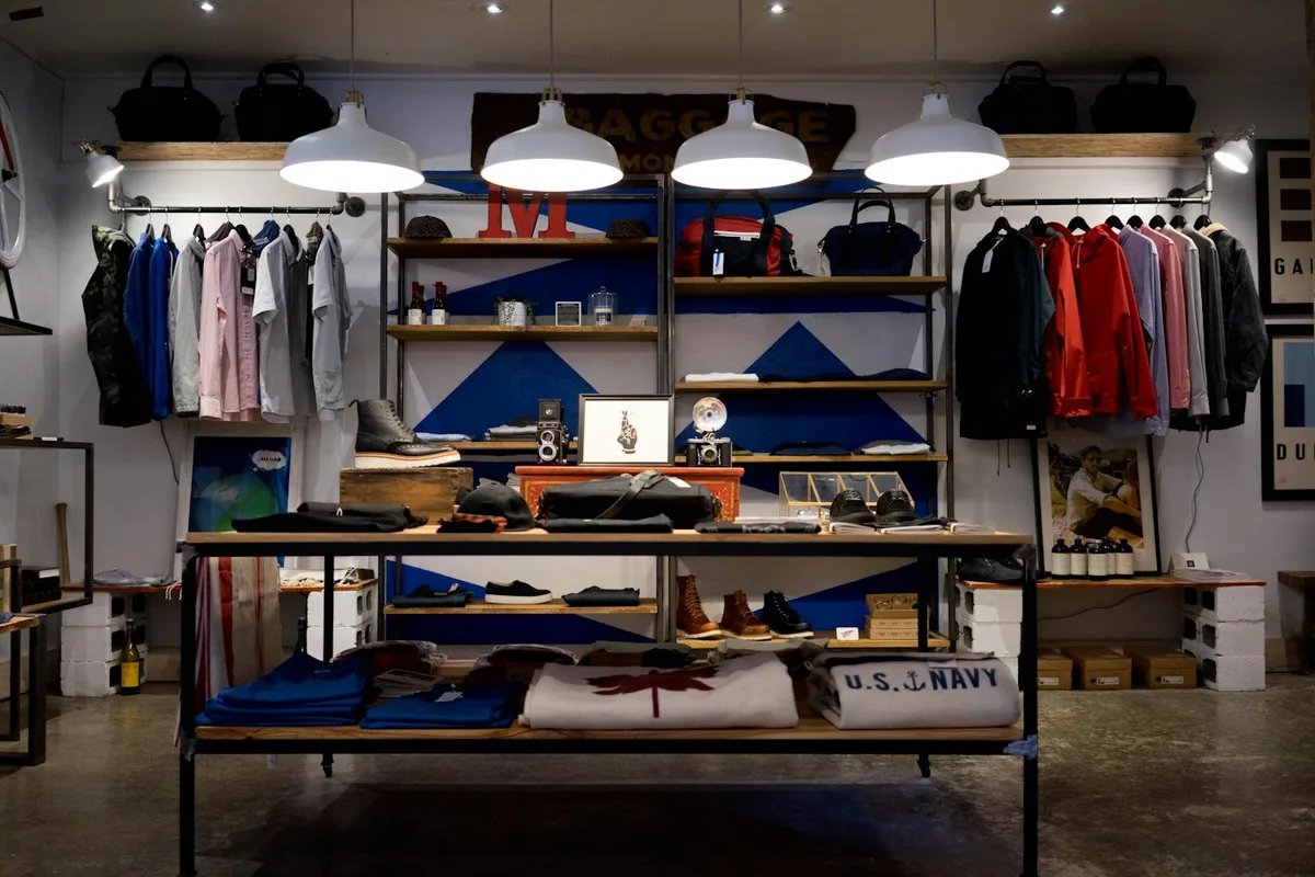 Professional retail store interior